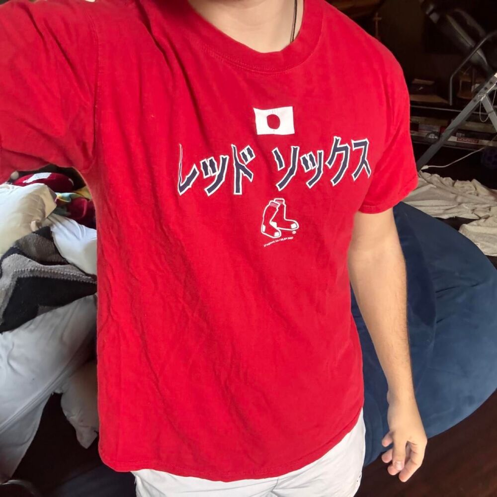 Mlb Men's Red T-shirt